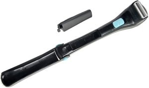 Electric Back Shaver for Men Professional DIY Hair Removal Razor Cordless Design for Smooth and Easy Operation with Batteries Black