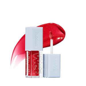Kosas Wet Lip Oil Gloss - Hydrating Lip Plumping Treatment with Hyaluronic Acid &amp; Peptides, (Jaws)