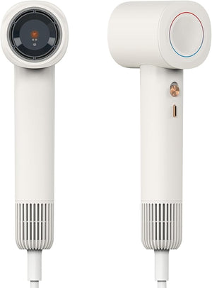 ISHEEP High Speed Mini Portable Travel Hair Dryer - 3.7 Billion Negative Ionic 130000 RPM Motor Self-Cleaning &amp Intelligent Constant Temperature Control for Frizz-Free Salon-Quality Results