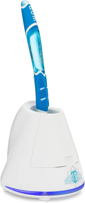 TAO Clean Germ Shield UV Toothbrush Sanitizer ? Universal Cleaning Station that Accommodates all Manual and Electric Toothbrushes, Travel Friendly, Kills 99.9% of Germs