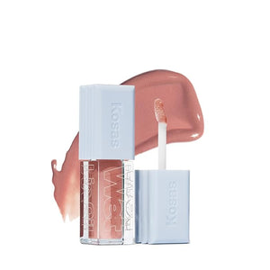 Kosas Wet Lip Oil Gloss - Hydrating Lip Plumping Treatment with Hyaluronic Acid &amp; Peptides, Non-Sticky Finish (Unhooked)
