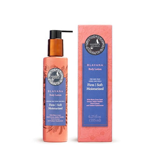 Blavana Body Lotion?Intensely Moisturizes Dry Crepey Skin on the Neck Arms Thighs &amp Legs | Fast-Absorbing Lightweight | Black Gram + Indian Madder + Sodium Hyaluronate + Glycerin | 6.25 fl. oz