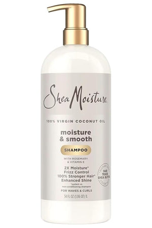 SheaMoisture 100% Virgin Coconut Oil Moisture &amp Smooth Shampoo 34 Fluid Ounce