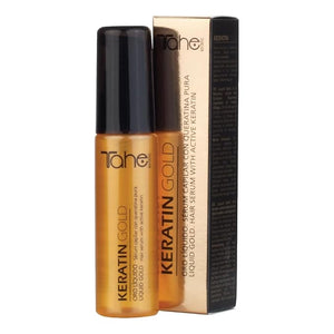 Tahe Gold Kit For Damaged Hair - Keratin Gold Hair Serum 30ml + Gold Secret Hair Treatment 50ml