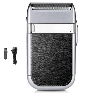 Men's Shaver, Rechargeable 100-240V cord cordless powerful electric shaver for men facial beard electric razor bald head shaving machine (Color : With box)