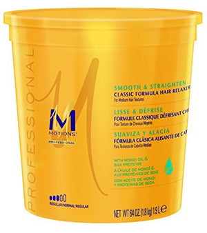 Motions Professional Smooth &amp Straighten Hair Relaxer - Regular 64 oz. (Pack of 2)