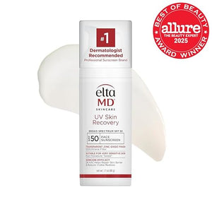 EltaMD UV Skin Recovery Face Sunscreen with Zinc Oxide, All Mineral, Safe for Sensitive Skin SPF 50