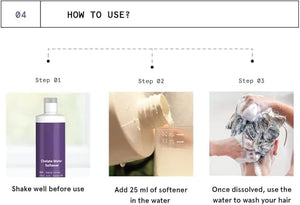 PV Chelate Water Softener for Women 500ml | Hard Water Softening Solution for Healthier Hair | Helps to Balances pH