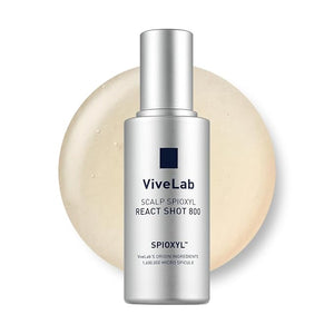 ViveLab React Shot 800 ? K-beauty Scalp Serum with 1.6?Million Spioxyl¢â Microneedles for Fuller Stronger Hair ? Root Strengthening Thinning Hair Solution (1.69?fl?oz / 50?ml)