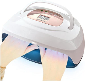 NOBRIM Manicure Phototherapy Machine 114w Portable Uv Led Nail Lamp for Nail Polish Curing Gel Professional Manicure Pedicure Tool Home