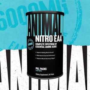 Animal Nitro EAA - Post-Workout Recovery and Repair Supports Lean Muscle Growth Complete Spectrum of Essential Amino Acids &amp BCAA Supplement for Men and Women 44 Packs