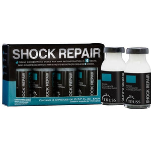 TRUSS Repairing Hair Serum - Shock Repair Hair Care for Damaged Strands - Highly Concentrated for Split End Repair &amp Protection - Weekly Reconstructing Treatment for Hydration &amp Strength (4 Am