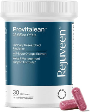 Provitalean Metabolism Fuel for Women | Mute Cravings for Belly Fat &amp Resistant Waistlines | B420 Probiotic Morosil Chromium | Vegetarian Stimulant-Free Gluten-Free | 30 Ct