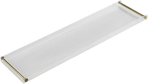 WANLIAN 33-Inch Luxury Bathtub Caddy Tray for Bathroom - Shower Storage Organizer Shelf Accessories (Gold-A)