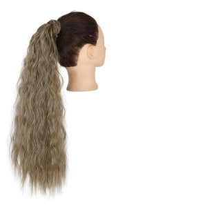 Hair Chignon Set Of 1 Synthetic Messy Bun Curly Wavy Wig Wraparound Ponytail Extensions Bun Hair Accessories for Women Hair Pieces For Women(Q19-86-10)