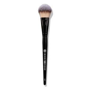 BK BEAUTY - NIKKI LA ROSE N17 MULTI-PRO FACE BRUSH ? Dual-Sided Paddle Brush for Face Application Liquid Powder Blending - Bronzer Contour Blush Foundation