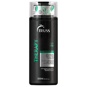 TRUSS Therapy Anti Dandruff Shampoo for Women &amp Men - Hair Shampoo &amp Itchy Scalp Treatment Infused with Menthol - Gentle Hair Care for Excess Oiliness &amp Flaking - pH Balanced &amp Paraben