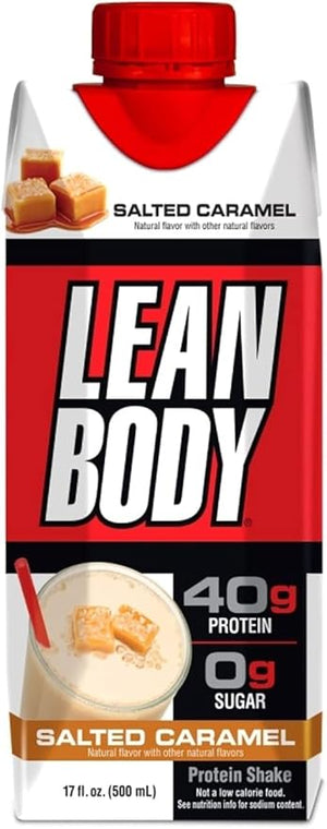 LABRADA Lean Body Ready-to-Drink Bottle Salted Caramel 12 Count