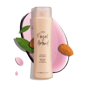 JAFRA Royal Almond Body Oil - Fresh Scent, 8.4 Fl Oz, for All Skin Types, Hydrating &amp; Nourishing, Gluten Free