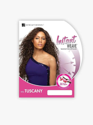 Sensationnel Instant Weave Half Wig - Tuscany Synthetic Wig Cap for Seamless Hair Blending (DXR991)