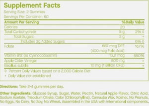 Spoiled Child j29 Apple Cider Vinegar probiotics Gummies 60 Count