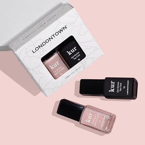 LONDONTOWN kur Nail Conceal &amp; Go Duo Set, Includes Nail Illuminating Concealer &amp; Gel Genius Top Coat, 2 Piece Set, 0.4 Fl Oz