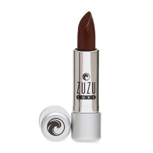 Zuzu Luxe Lip Color Lipstick (Chocolate Cherry - Reddish Brown/Cool Cr?me), Natural Ultra-Hydrating Lipstick, Paraben Free, Vegan, Gluten-free, Cruelty-free, Non GMO, 0.13 oz