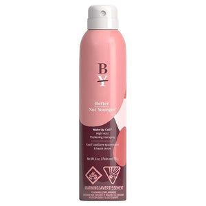 Better Not Younger Hair Thickening Hairspray ? Volumizing Biotin &amp; Bamboo Formula ? Instant Fullness &amp; Strength ? Flexible &amp; Strong Hold ? Styling Spray for Women Over 40 with Thinning Hai
