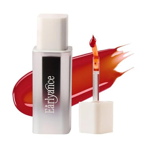 Peel Off Waterproof Lip Tattoo 6g - 24h Long Lasting Korean Lip Stain, Transfer Proof Matte Blush Red with plumping effect (Blush Red)