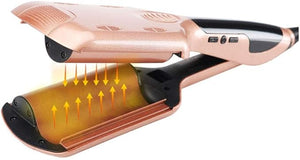 Automatic Perm Splint Ceramic Hair Curler 3 Barrels Big Hair Curling Iron Hair Waver Curlers Styling Tools