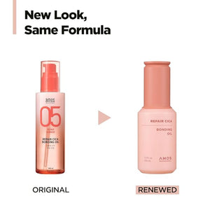 AMOS PROFESSIONAL Repair Cica Bonding Hair Oil l With Cica Protein for Split Ends &amp Breakage Deep Nourishing &amp Shine Boost l Bonding Technology 3.3 fl. oz.