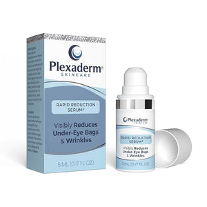 Plexaderm Rapid Reduction Eye Serum - Visibly Reduces Under-Eye Bags Wrinkles Dark Circles Fine Lines &amp Crow's Feet Instantly Anti Aging Wrinkle Remover for Face Pump