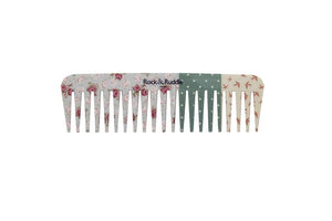 Rock &amp Ruddle Wide Tooth Comb. Perfect for Detangling Wet Hair and Applying Hair Color. Swallows Design