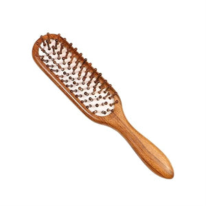 7.5Inch Hair Brushes Air Cushion Hair Combs Scalp Massagers Hair Combs Women Wood Massage Hairbrush