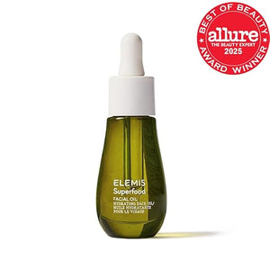 ELEMIS Superfood Facial Oil - Antioxidant-Rich Nourishing Serum Radiance-Enhancing Lightweight Skin Elixir Hydration Booster Non-Greasy Botanical Blend - 15ml