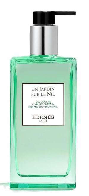 Hermes Un Jardin Sur Le Nil Hair and Body Shower Gel Refillable 6.5 Ounce