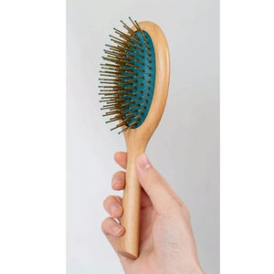 Women Massage Hairbrush Scalp Massagers Hair Brushes Wood Air Cushion Hair Combs Massage Tools 8.7Inch