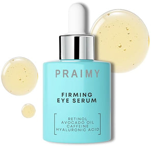 PRAIMY Firming Eye Serum ? Anti-Aging Eye Serum for Dark Circles Puffiness Fine Lines &amp Wrinkles with Retinol Caffeine &amp Hyaluronic Acid ? 1 fl oz