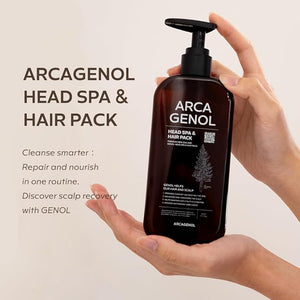 Head Spa &amp Hair Pack Hair and scalp protection with Anti-Oxidizing New Zealand made Pinus Bark Extract