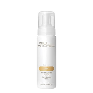 Paul Mitchell Hydrating Foam Provides Curl Memory + Shine For Curly + Coily Hair 6.8 fl. oz