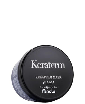 Fanola Keraterm Deep Conditioning Hair Mask - Keratin Hair Treatment for Frizz Control - Detangling &amp Hydrating - Ideal for Straightened &amp Chemically Treated Strands - Lightweight Formula (300