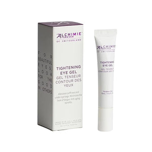 Alchimie Forever Tightening Eye Gel | Immediate Lifting Effect Reduces Appearance of Fine Lines Puffiness Caffeine &amp Apple Stem Cell Extract 0.5 Fl Oz