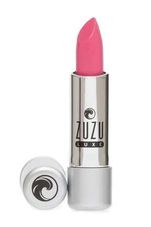 Zuzu Luxe Lip Color Lipstick (Dollhouse Pink - Bubblegum Pink/Cool Cr?me), Natural Hydrating Lipstick, Paraben Free, Vegan, Gluten-free, Cruelty-free, Non GMO, 0.13 oz
