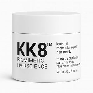 KK8 Biomimetic Hairscience Leave-In Molecular Repair Hair Mask Vegan Formula 200mL/6.8 fl oz 4-Minute Treatment for All Hair Types