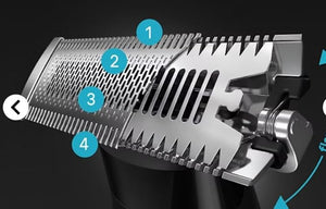 Replacement Cutter Head for Braun Series XT5 5200 All-in-One Men's Beard Trimmer Shaver Electric Razor Manscaping Head Durable Blade Body Grooming Kit or Stubble Hair Groin Underarms