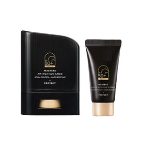 Masters Air Rich Sun Stick SPF50+ PA++++ 14g Lightweight Non-Greasy Sun Stick for Face Water-Resistant with Sun Cream SPF50+ PA++++ 10ml