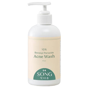 Dr Song Benzoyl Peroxide Wash 10% Acne Treatment: Acne Face Wash &amp; Body Wash (8 Fl Oz (Pack of 1))