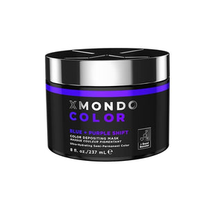 XMONDO Color Blue + Purple Shade Shift ? Blue Purple Dye with Bond Booster &amp Hyaluronic Acid 8 oz