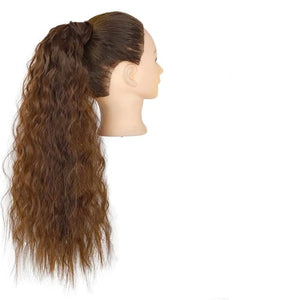 Hair Chignon Set Of 1 Synthetic Messy Bun Curly Wavy Wig Wraparound Ponytail Extensions Bun Hair Accessories for Women Hair Pieces For Women(Q19-m4-30)