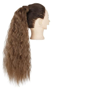 Hair Chignon Set Of 1 Synthetic Messy Bun Curly Wavy Wig Wraparound Ponytail Extensions Bun Hair Accessories for Women Hair Pieces For Women(Q19-12)